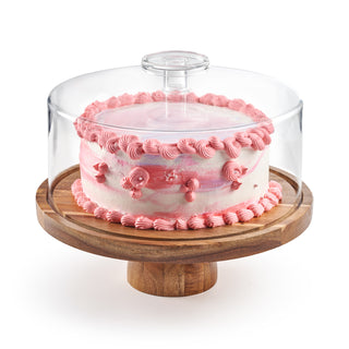 Round Cake Stand Modern Lid