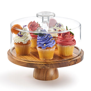 Round Cake Stand Modern Lid