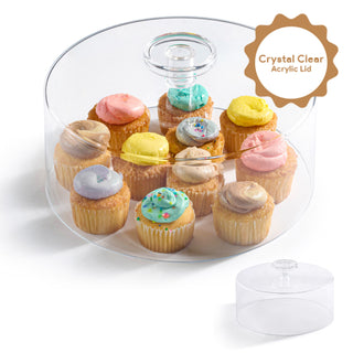 Round Modern Acrylic Cake Cover