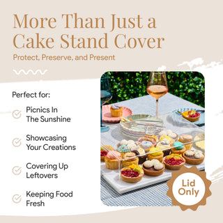 Rectangle Acrylic Cake Cover