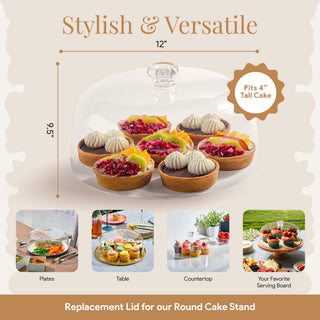 Round Classic Acrylic Cake Cover